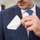thumbnail image 5 of 3PCS Premium Business Card Holder Acero Inoxidable Slim Metal Silver Business Card Holder Pocket Business Card Holder para Hombres y Mujeres, 3.7 x 2.3 x 0.3in, MPJ-1, Plata, 5 of 7