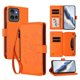 thumbnail image 1 of Funda Cartera Mariposa para [Motorola Edge 50 5G] con Soporte y Cremallera Naranja, 1 of 6