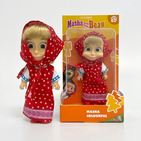 Toyng - Juguete Muñeca Masha Vestido Rojo - Masha Y El Oso