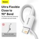 thumbnail image 4 of Baseus Superior Series Fast Charging Data Cable USB to iP 2.4A 1m White, 4 of 8