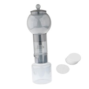 Bothyi - Cafetera Doméstica Olla Espresso Tetera Cafetera Para Regalos De Cumpleaños Gris