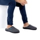 thumbnail image 5 of Slipper RockDove Original, espuma viscoelástica bicolor para hombre, gris y azul, 5 of 6