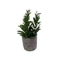 Homeessentials - Planta Artificial Maceta Cemento 23 Cm