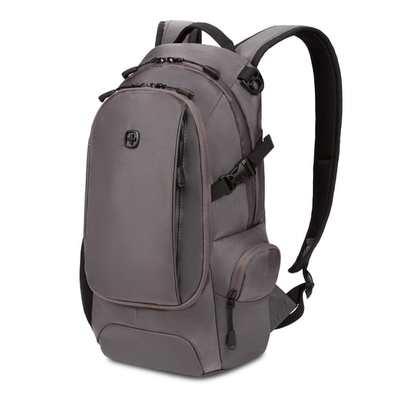 Mochila SwissGear 3598 Narrow Daypack 15.9 L para viajes diarios, color gris