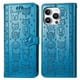 thumbnail image 4 of Funda Cartera FOXDOCK para iPhone 16 Pro Max , Flip PU con Relieve de Gatos y Perros, Tarjetero y Soporte, 4 of 6