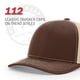 thumbnail image 5 of Gorra de béisbol Richardson 112 Trucker Snapback Split Charcoal, 5 of 6