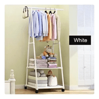 Genérico - Perchero Multifuncional Organizador Ropa Zapatos Accesorios Blanco