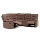 thumbnail image 5 of Sofá Seccional Reclinable Malibu Tela Café, 5 of 10