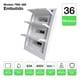thumbnail image 2 of Tablero Eléctrico Embutido Drl 36 Modulos Tapa Blanca Sec, 2 of 10