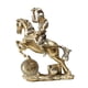 thumbnail image 1 of Estatua De Caballero Dorado A Caballo, Accesorios, Dise?o Retro Clásico Versátil, 19x7x25cm, 1 of 5