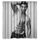 thumbnail image 1 of Cortina de ducha Ronaldo, juego de cortinas de baño con ganchos, tamaño 66 x 72 pulgadas, 1 of 3