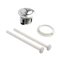 Bothyi - Botón De Inodoro, Conveniente Válvula De Tanque Redonda, Pieza De Repuesto Para Baño Doméstico