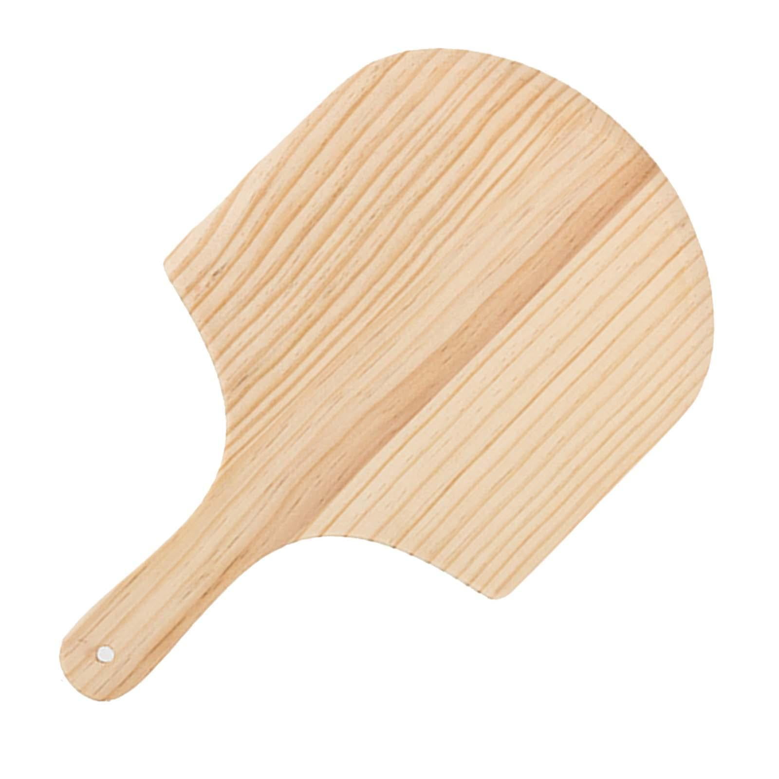 Magideal - Tabla De Madera Para Pizza, Bandeja Para Pizza, Herramientas De Cocina Para Hornear Con Agujero Colgante, Tabla Para Cortar Pizza, Bandeja Para Servir 11 Pulgadas