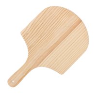 Magideal - Tabla De Madera Para Pizza, Bandeja Para Pizza, Herramientas De Cocina Para Hornear Con Agujero Colgante, Tabla Para Cortar Pizza, Bandeja Para Servir 11 Pulgadas