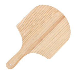 Magideal - Tabla De Madera Para Pizza, Bandeja Para Pizza, Herramientas De Cocina Para Hornear Con Agujero Colgante, Tabla Para Cortar Pizza, Bandeja Para Servir 11 Pulgadas