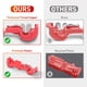 thumbnail image 4 of Kit de conectores tipo pala en forma de T para terminales de cable Nilight, 120 unidades, 4 of 8