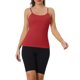 thumbnail image 1 of INSPIRE CHIC Camisola de Mujer Regreso a Clases con Sujetador Incorporado Acolchado Tirantes Ajustables Sin Mangas Tops M Burdeos, 1 of 5