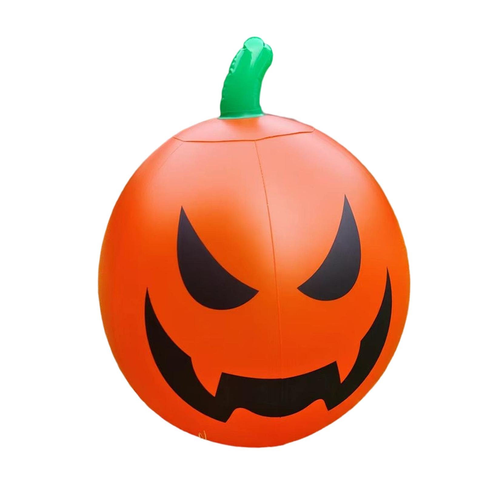 Magideal - Bola Inflable Para Fiesta De Halloween De 58,5 Cm Que Se Ilumina Para Decoración De Halloween, Regalo Festivo Calabaza