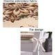 thumbnail image 3 of Peacewish European Estilos Kitchen Ccacampanao Cushions, Floal Seat Cushion con Tie, Lavable, Inpuerta, Dining Living Room, Kitchen, Office (Set de 4, Beige), 3 of 5