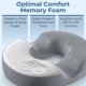 thumbnail image 4 of Cojín Donut Pillow 5 STARS UNITED para hemorroides, color gris, 4 of 8