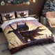 thumbnail image 1 of Dark Knight & Greatsword: Alternative Style Portrait of Gotham's Guardian Innovative Cartoon Duvet Cover for Single/Double Bed 1 Duvet Cover + 1/2 Pillowcases S, 1 of 1