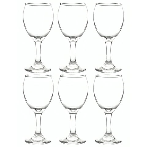 Genérico - Set 6 Copa De Vidrio 300Ml | Copa Para Vino, Agua