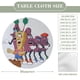 thumbnail image 2 of The California Raisins-theme Fitted Round Tablecloths Elastic Edged Table Covers Waterproof Table Cloth for Kitchen Holiday Party Tables Decor 120cm, 2 of 6