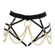 thumbnail image 3 of Metal Chain Tassel Garter Belt, Cut Out Waist Harness Belt Suspender Bondage, Women's Sexy Lingerie & Underwear Accessories, 3 of 3