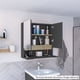 thumbnail image 2 of Mueble Organizador De Pared Para Baño Laurent Plomo - Duna, 2 of 14