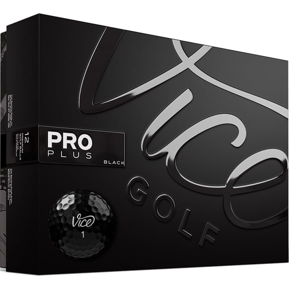 Pelotas de golf Vice Golf Edición Limitada Pro Plus (negras)