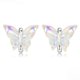 thumbnail image 1 of Aros Mariposa Elegante en Plata 925, 1 of 2