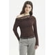 thumbnail image 1 of Polera Mujer Ajustado Café Oscuro, 1 of 4