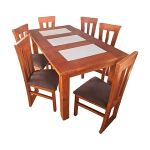 Koliat - Jgo Comedor Elegant 6S Miel Ceramica Beige