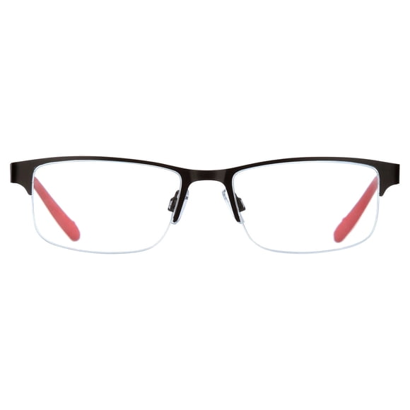 Lentes de Lectura Ironman Rectangulares Gunmetal 1.25 Medium