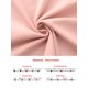 thumbnail image 5 of INSPIRE CHIC Elegante Blusa Brillante para Mujer con Tops de Piedras Preciosas para Cócteles y Fiestas XL Rosa Claro, 5 of 6
