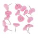thumbnail image 3 of 50 piezas en forma de corazón alfileres de dibujo dibujo alfiler oficina thumbtack rosa, 3 of 5