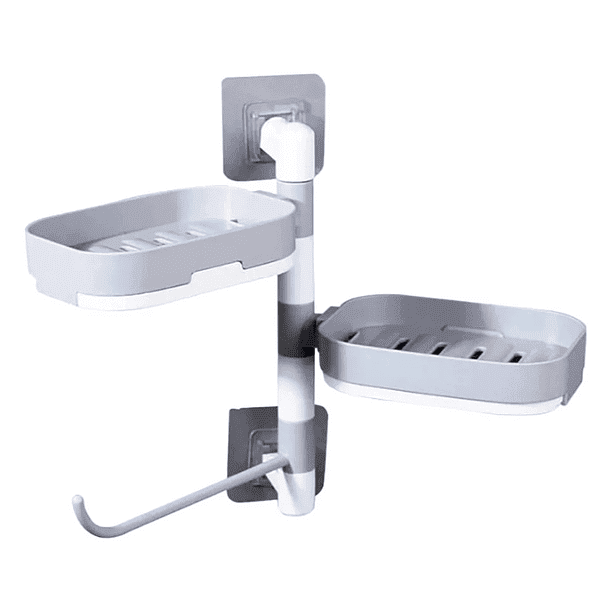 Genérico - Jabonera Giratoria Organizador De Ducha Jabonera Toalla Baño