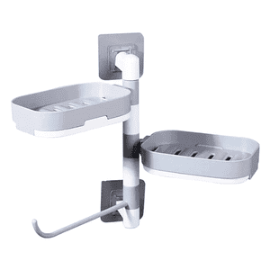 Genérico - Jabonera Giratoria Organizador De Ducha Jabonera Toalla Baño