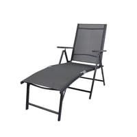 Novahus - Reposera Aluminio Plegable Gris