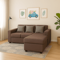 Muebles Duna - Sofá Intercambiable Viena Lino Café