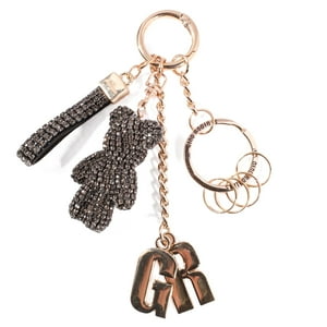 Gino Rodinis - Llavero Y Colgante De Bolso Mujer Ll137 Negro