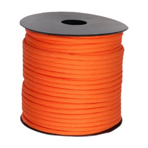 Magideal - Cuerda De Paracaídas De 9 Hebras, Cuerda Para Tienda De Campaña De 50 M, Accesorio Para Tienda De Campaña, Cuerda Tejida Multiusos, Cordón De Paracaíd Naranja
