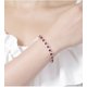 thumbnail image 5 of Pulseras de Rubí Creado Corte Corazón Chapadas en Oro de 18K para Mujer Pulsera de Tenis de Plata Esterlina S925 para Esposa 6-7.5 Pulgadas, 5 of 6