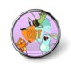 thumbnail image 1 of Kiff-Theme Round Button Badge: Premium Metal Construction, Ideal for High-End Events 2.8 cm, 1 of 6