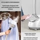 thumbnail image 3 of Vaporizador de ropa SALAV GS45-DJ Professional 1500W Plateado, 3 of 9