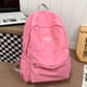 thumbnail image 1 of 2023 New Nylon Backpacks for Student Solid Color School Bag Teenagers Large Capacity Travel Rucksack High Quality Canvas Bookbag, 1 of 3