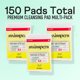thumbnail image 3 of Swisspers Refresh and Reset Facial Cleansing Cotton Pads Pack, 3 of 3