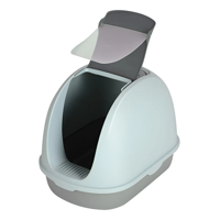 Genérico - Arenero Sanitario Cerrado Para Gatos Gris