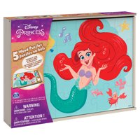 Set 5 Puzzles De Madera Princesas Disney