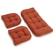 thumbnail image 1 of Juego de cojines Blazing Needles Twill Settee Group, Spice, juego de 3, 1 of 2